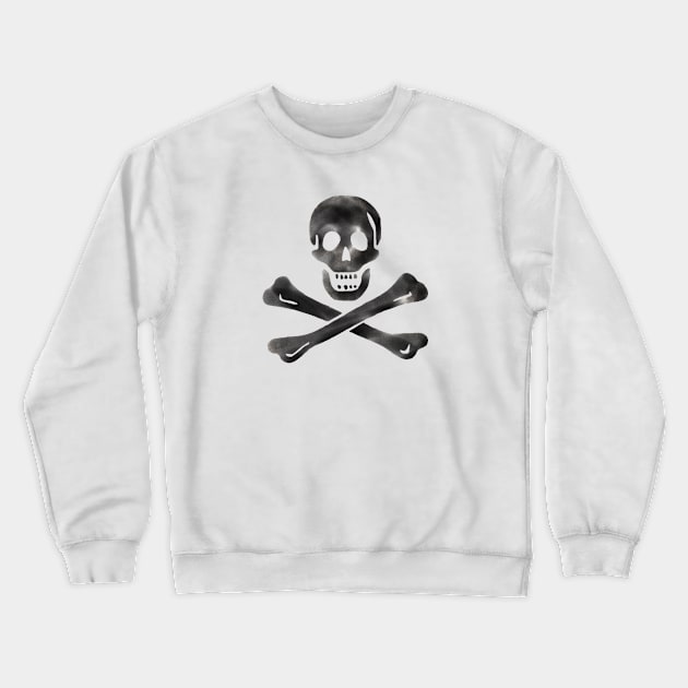 Pirates skull and cross bones Crewneck Sweatshirt by PlanetMonkey